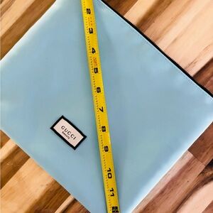 GUCCI Beauty Tiffany Blue Makeup Bag